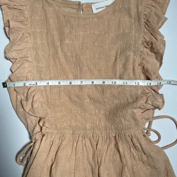 Painted Threads Ruffle Sleeve Peplum Tank Top - Picture 5 of 8